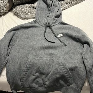 Nike men’s grey hoodie size large
